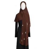 Elina | Crystal Shells Instant Hijab