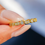 Selene | 18K Gold Plated Moissanite S925 Silver Ring For Kids