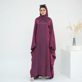 Malika Modesty Dress + Hijab Burgundy