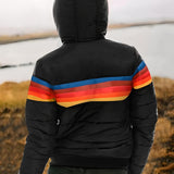 Hooded Retro Winter Jacket for Women