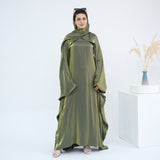 Malika Modesty Dress + Hijab Green