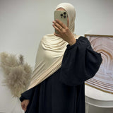 Zamharir Winter Abaya Black