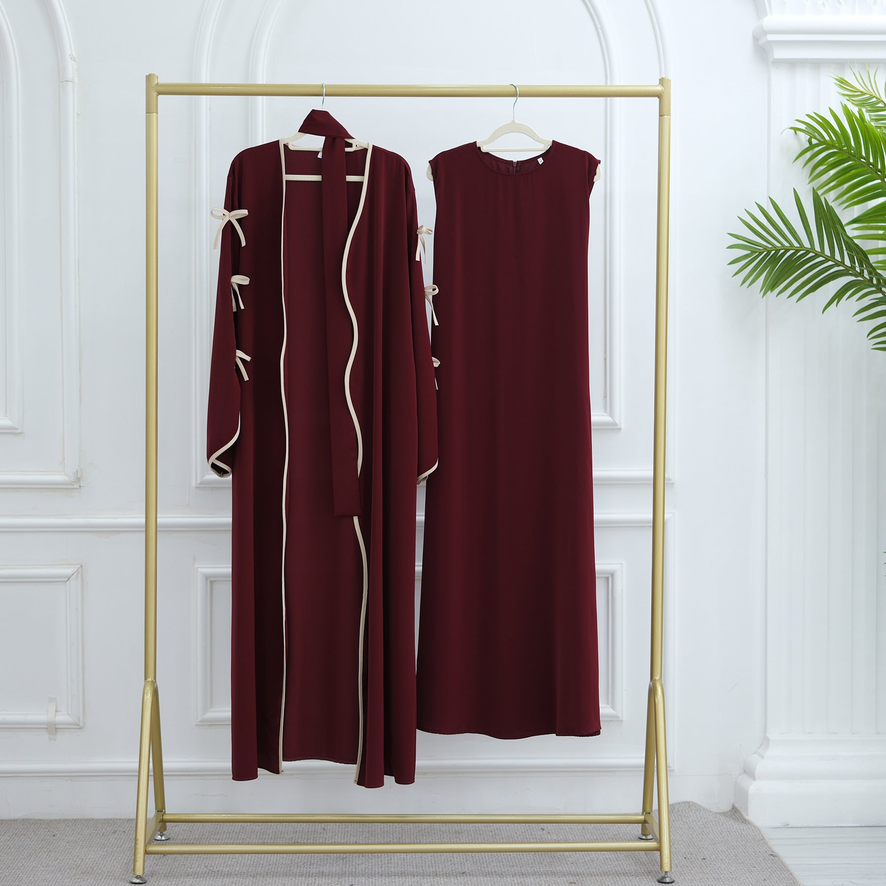 Wrap abaya 2-Piece