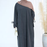 La’meh Abaya Dark Grey