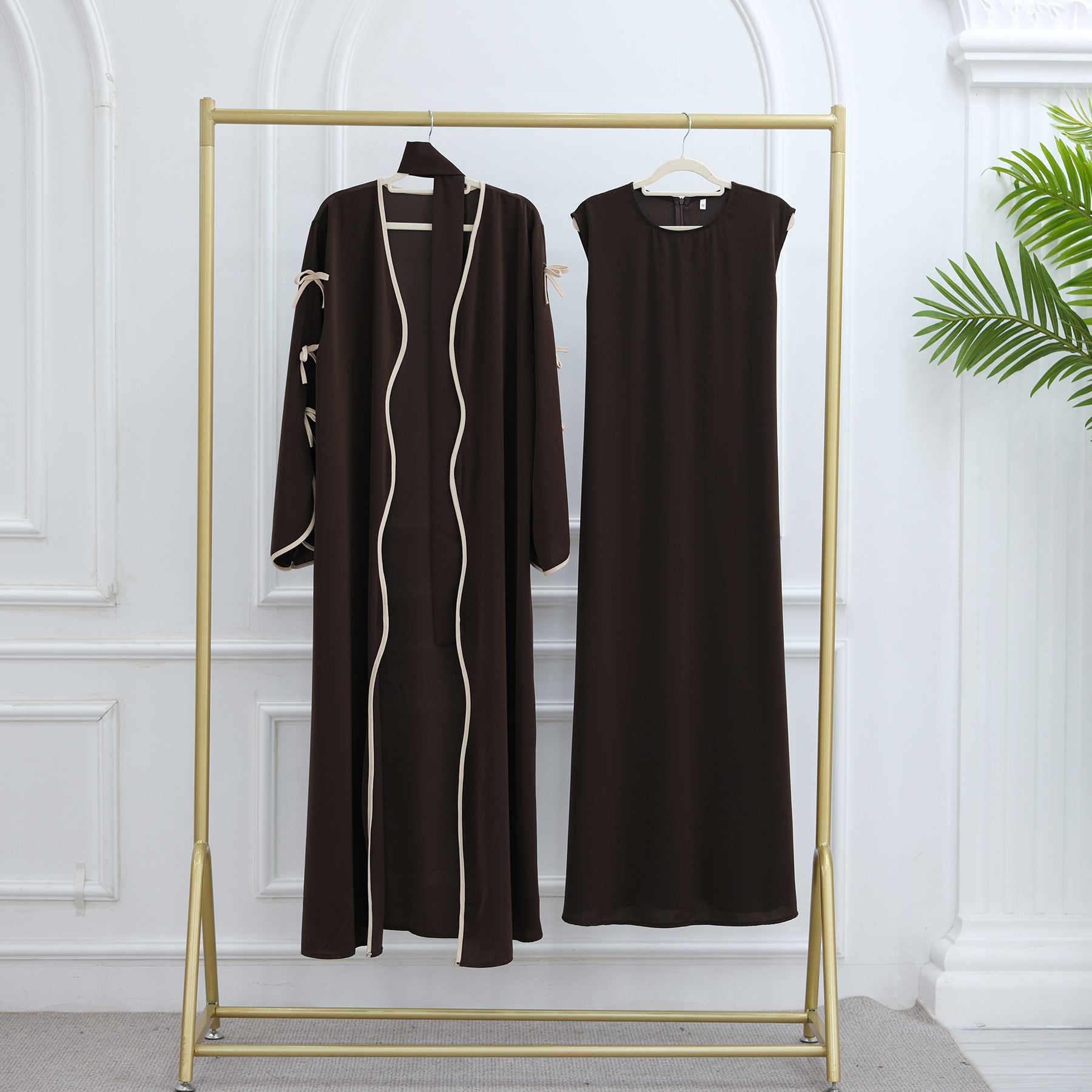 Wrap abaya 2-Piece