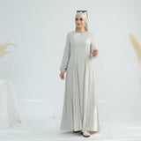 Najma Abaya Light Grey