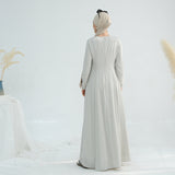 Najma Abaya Light Grey