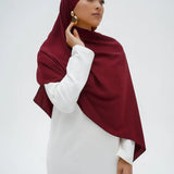 Chiffon Hijab Burgundy