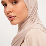 Effen Headscarf Almond Beige
