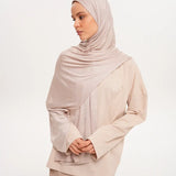 Effen Headscarf Almond Beige