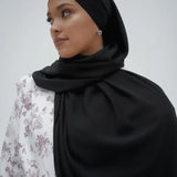 Chiffon Hijab Black