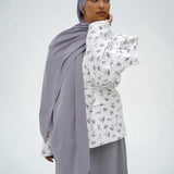 Chiffon Hijab Silver