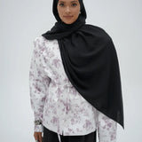 Chiffon Hijab Black