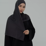 Instant Hijab Dark Grey