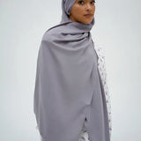 Chiffon Hijab Silver