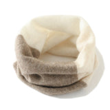 Two-Tone Cashmere Neck Gaiter