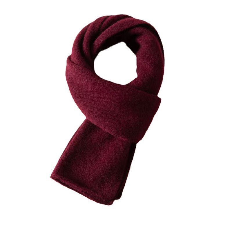 Unisex Short Cashmere Scarf