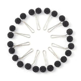 Hijab Clips 12-Piece Set Blackberry