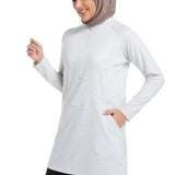 Modest Sportswear Top White