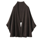 Women’s Cashmere Ruffle-Edge Shawl