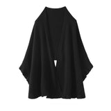 Women’s Cashmere Ruffle-Edge Shawl